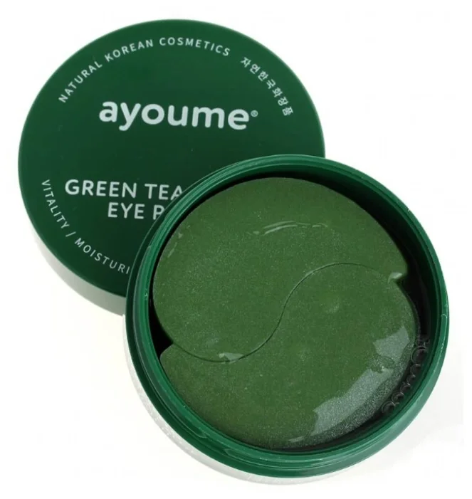 Ayoume Патчи для глаз Green Tea+Aloe Eye Patch