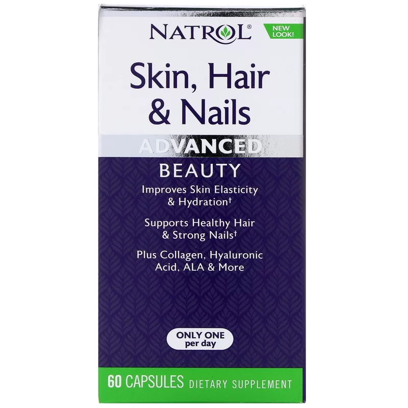 Natrol Добавка для здоровья кожи, волос и ногтей, совершенная красота.webp