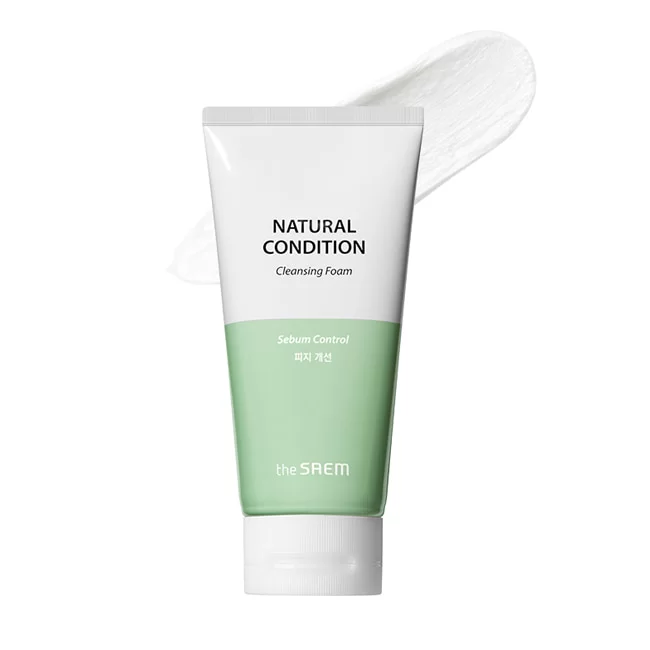 The Saem Natural Condition Cleansing Foam Sebum Controlling