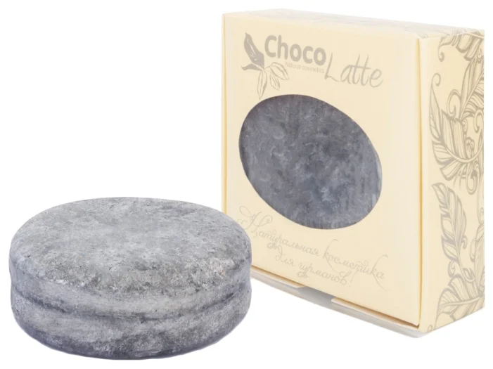 ChocoLatte твердый шампунь Блэки для нормальных, комбинированных и склонных к жирности волос, 60 г