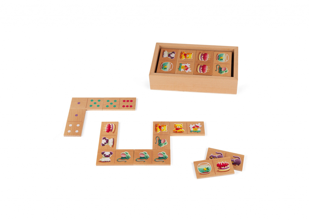 Children's dominoes with pictures