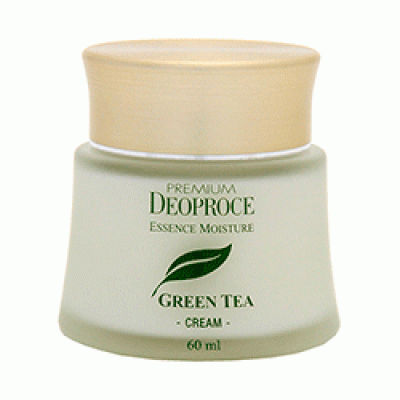 Deoproce Premium Green Tea Total Solution Cream Увлажняющий крем для лица с экстрактом зелёного чая