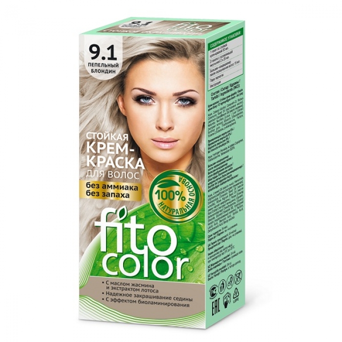 Fito косметик Крем-краска Fitocolor цвет пепельный блондин