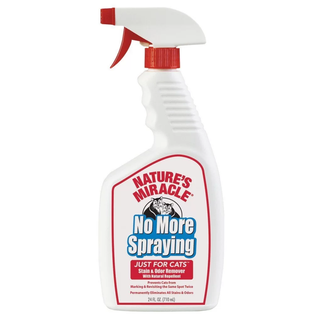СПРЕЙ-АНТИГАДИН ДЛЯ КОШЕК JUST FOR CATS NO MORE SPRAYING SOR 710 ML 8 IN1 NATURE’S MIRACLE.webp