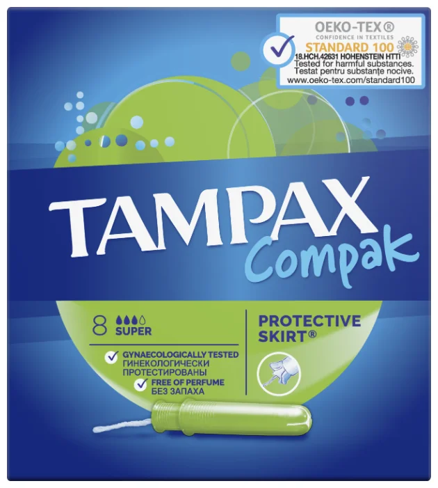 TAMPAX тампоны Compak Super
