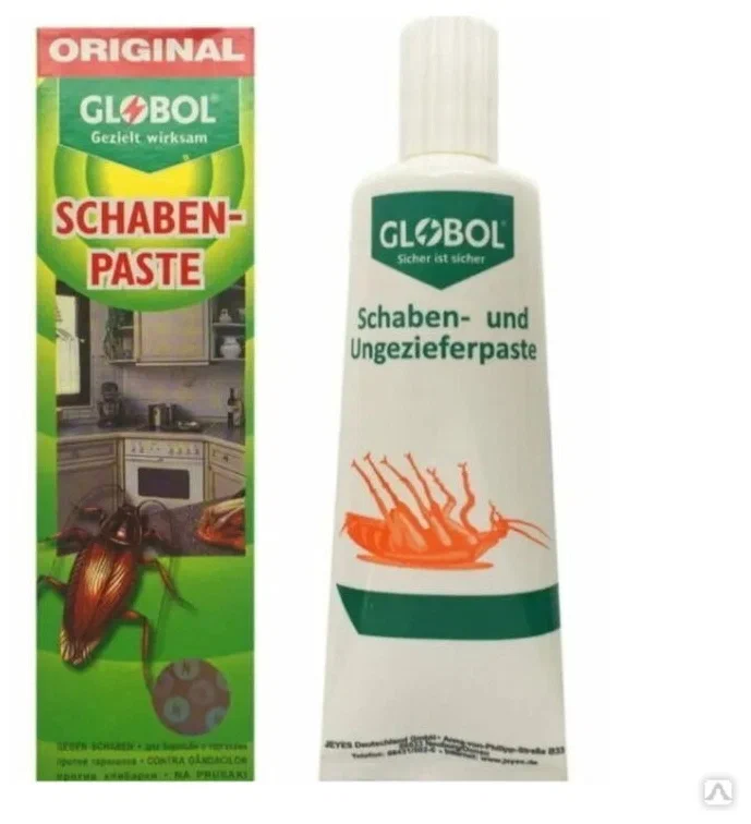 Гель от тараканов и муравьев «Globol Schaben Paste»