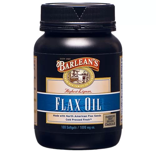 Barlean's, Lignan Flax Oil, 250 Softgels