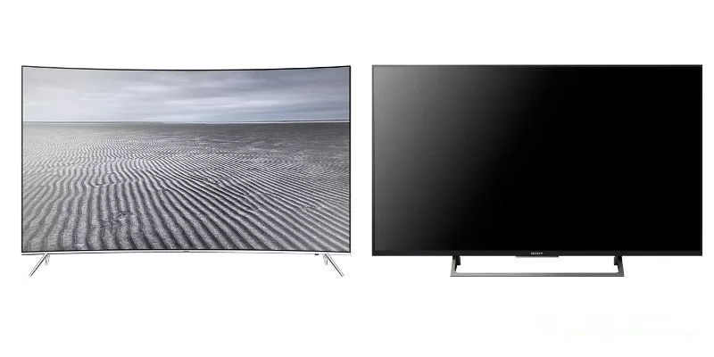 Сравнение изогнутого и плоского экранов телевизоров