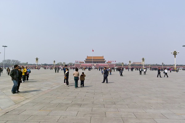 Площадь Тяньаньмэнь, Пекин, Китай