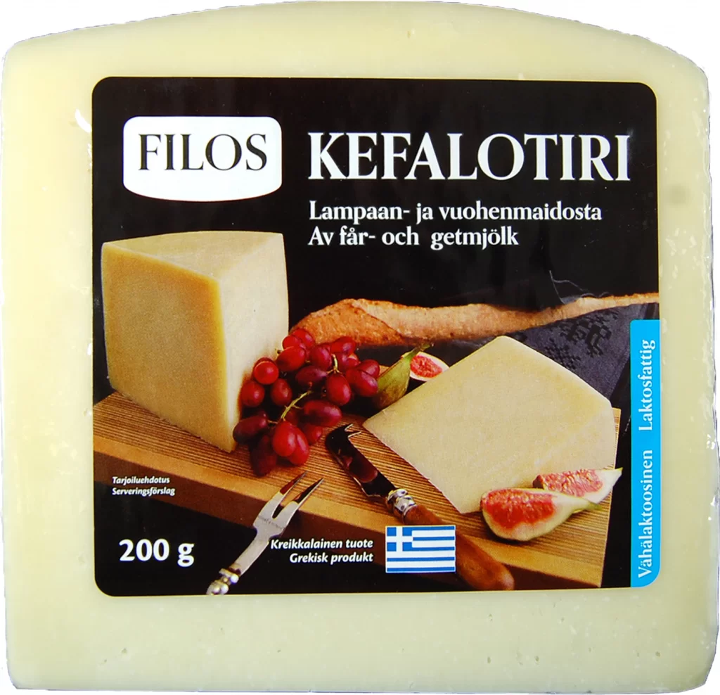 Сыр кефалотири Filos kefalotiri 200 гр