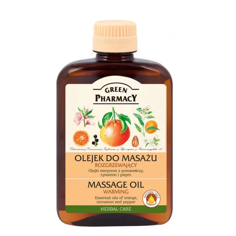 Разогревающее массажное масло для тела Green Pharmacy Warming Massage Oil