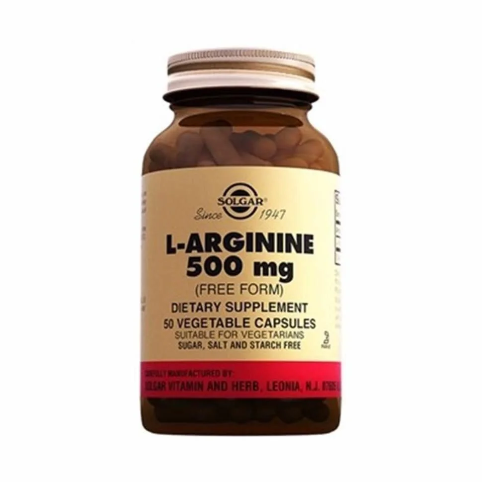 Solgar L-аргинин 500 мг
