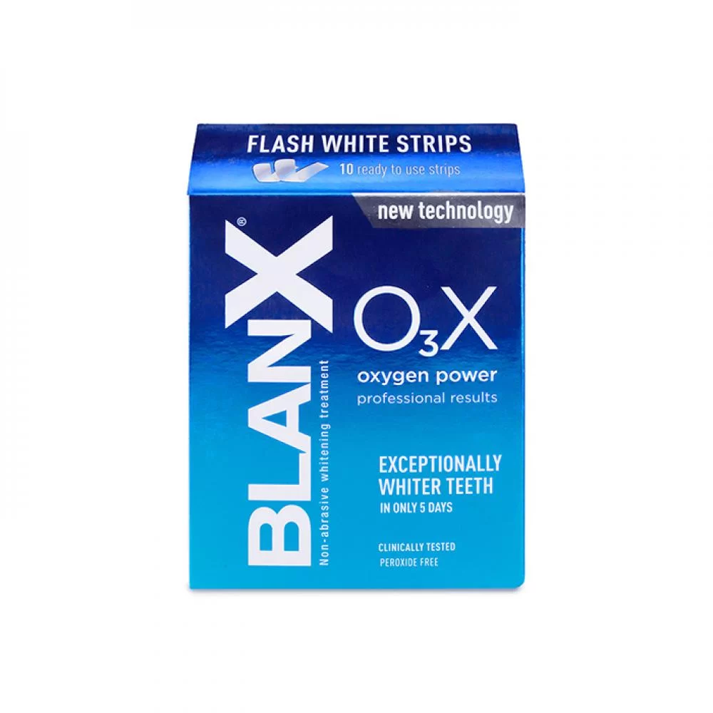 BlanX O₃X Flash White Stripes Сила кислорода полоски отбеливающие