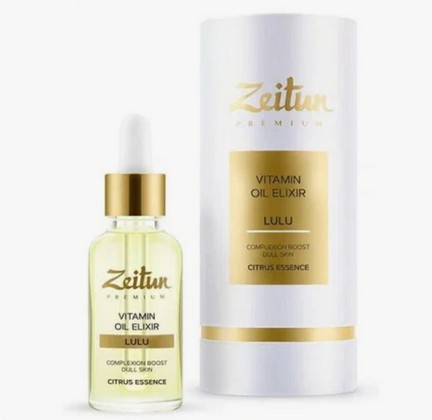 Эликсир масляный витаминный для сияния кожи лица ZEITUN LULU
