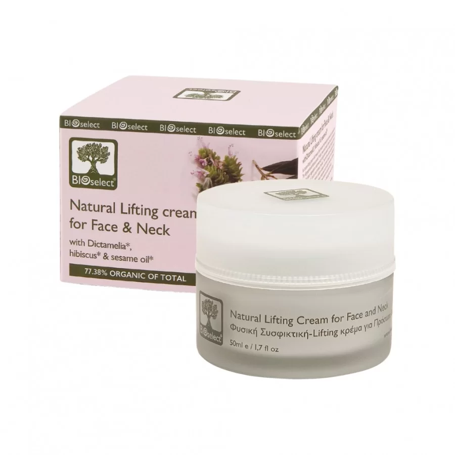 Bioselect Natural Lifting Cream Натуральный укрепляющий лифтинг-крем, восстанавливающий упругость кожи лица и шеи