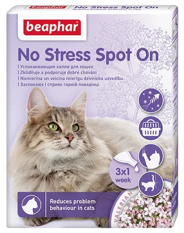 Beaphar Успокаивающие капли для кошек No Stress Spot On