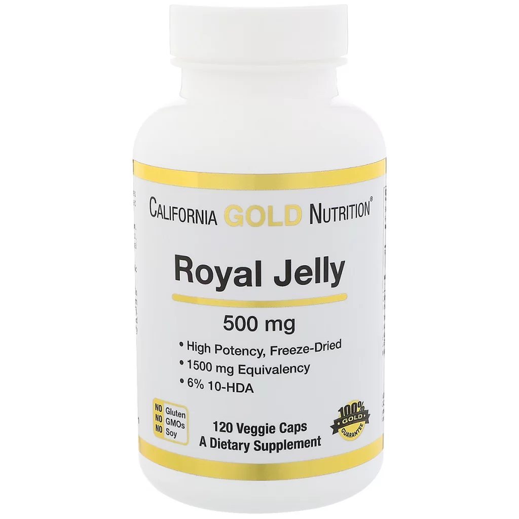 California Gold Nutrition, Royal Jelly, 500 mg, 120 Veggie Caps