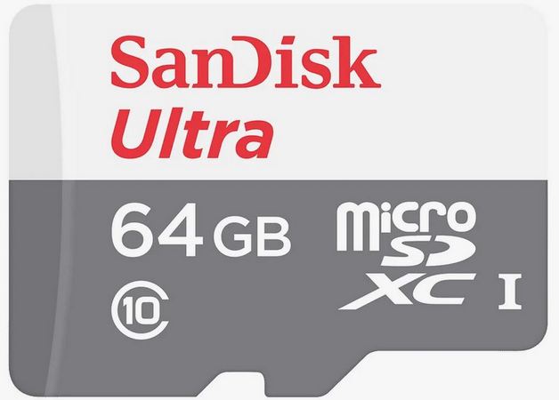 SanDisk Ultra microSDXC 64 ГБ Class 10, UHS-I, R 100 МБ.с