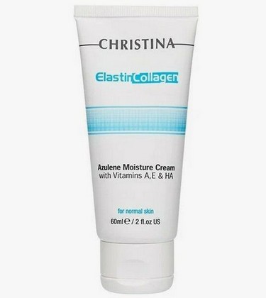 CHRISTINA Elastin Collagen Azulene увлажняющий крем c витаминами А