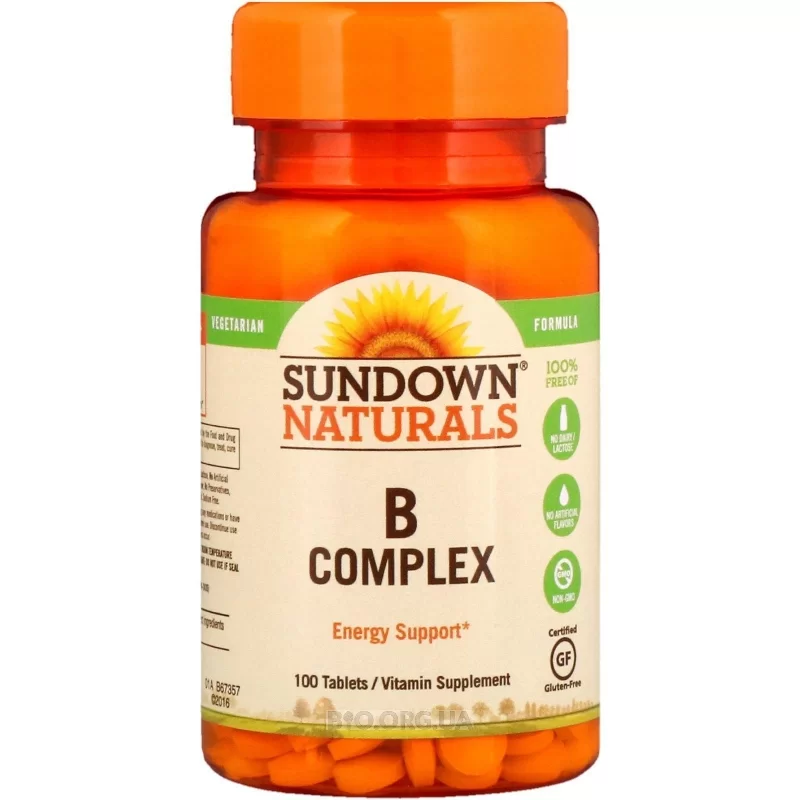 SUNDOWN NATURALS B COMPLEX